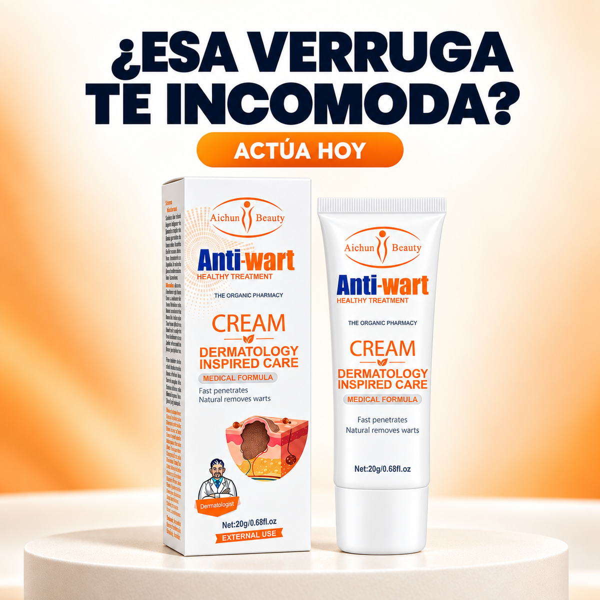 Anti Wart-Crema Anti Verrugas