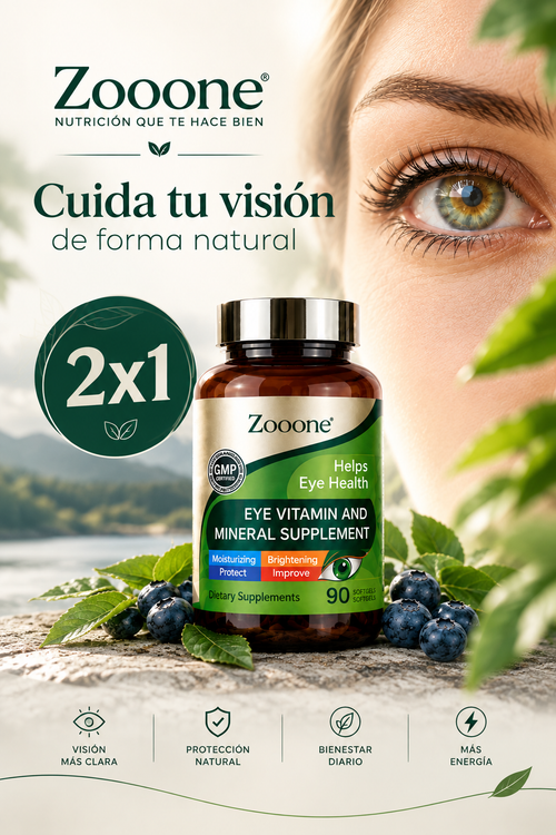 2X1 | Zooone™ Suplemento Nutricional para tus Ojos